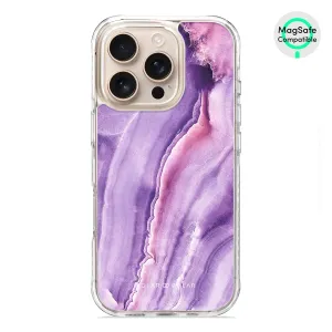 French Violet - iPhone 16 Pro Clear Bumper MagSafe Case
