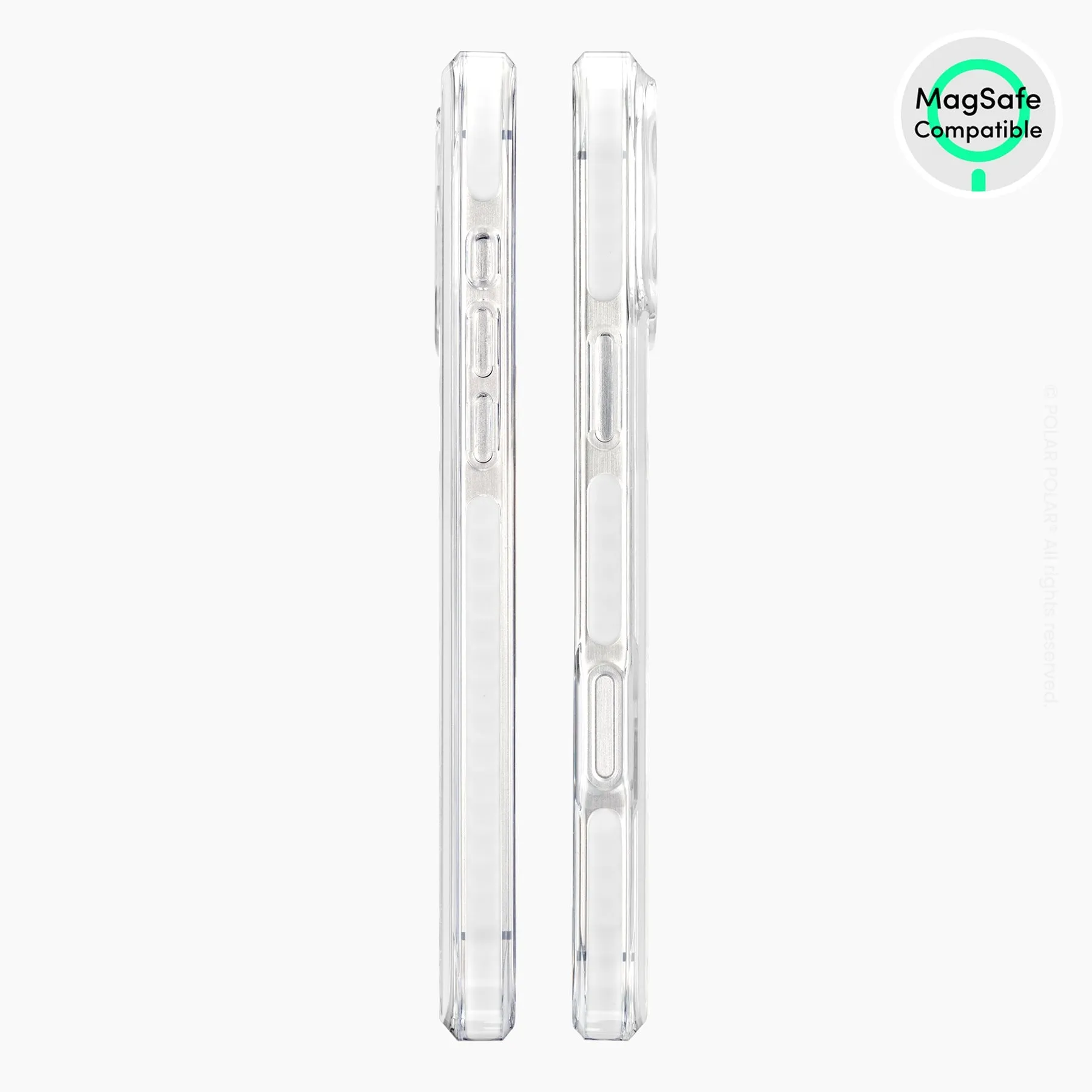 French Violet - iPhone 16 Pro Max Clear Bumper MagSafe Case