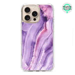 French Violet - iPhone 16 Pro Max Clear Bumper MagSafe Case