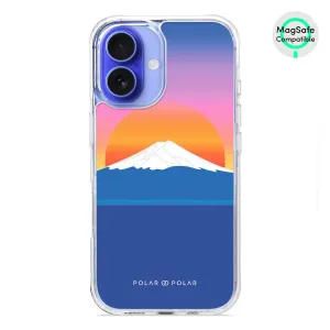 Fujisan Sunset - iPhone 16 Clear Bumper MagSafe Case
