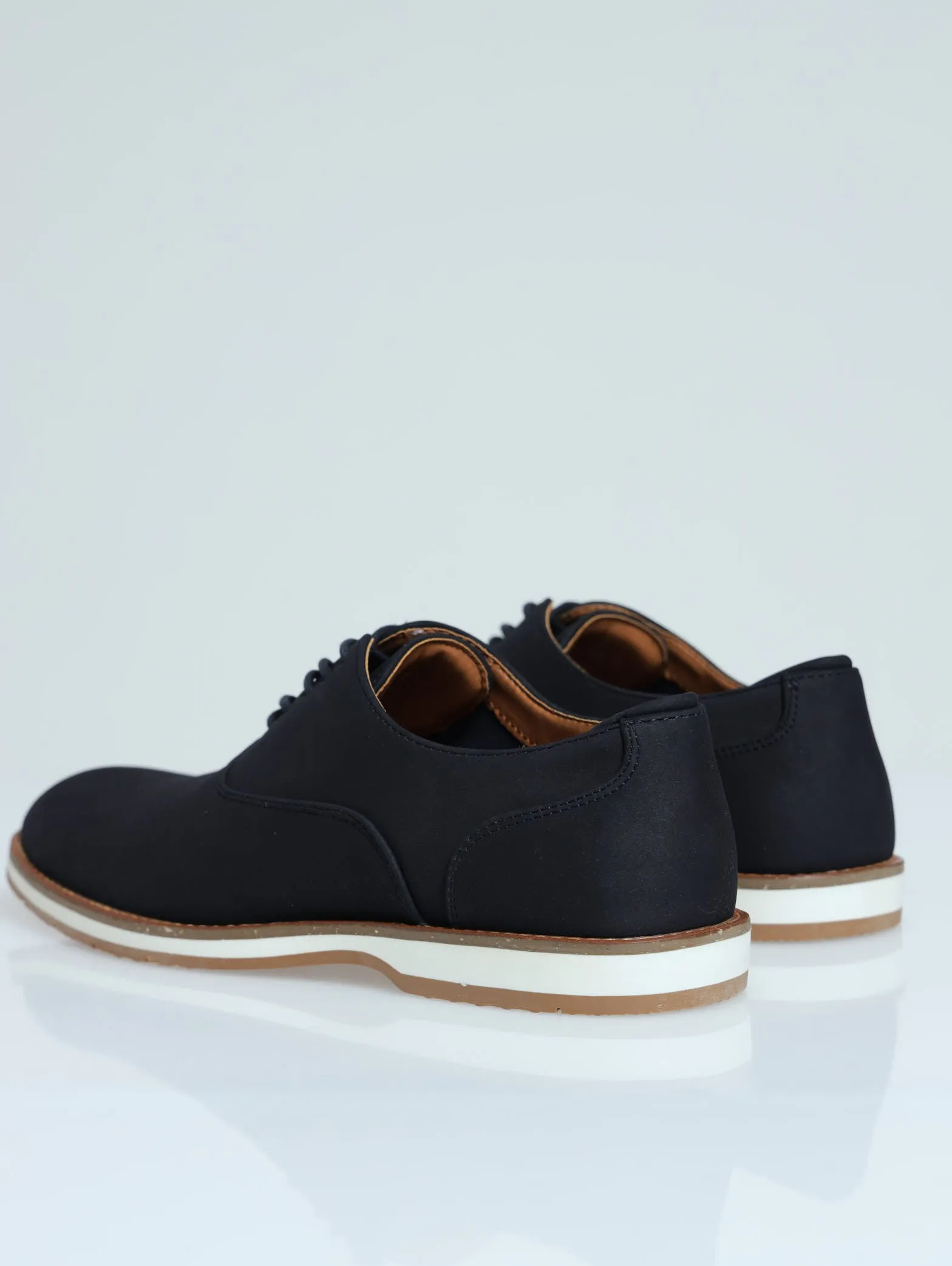 Fullum Smart Casual Lace Up - Navy