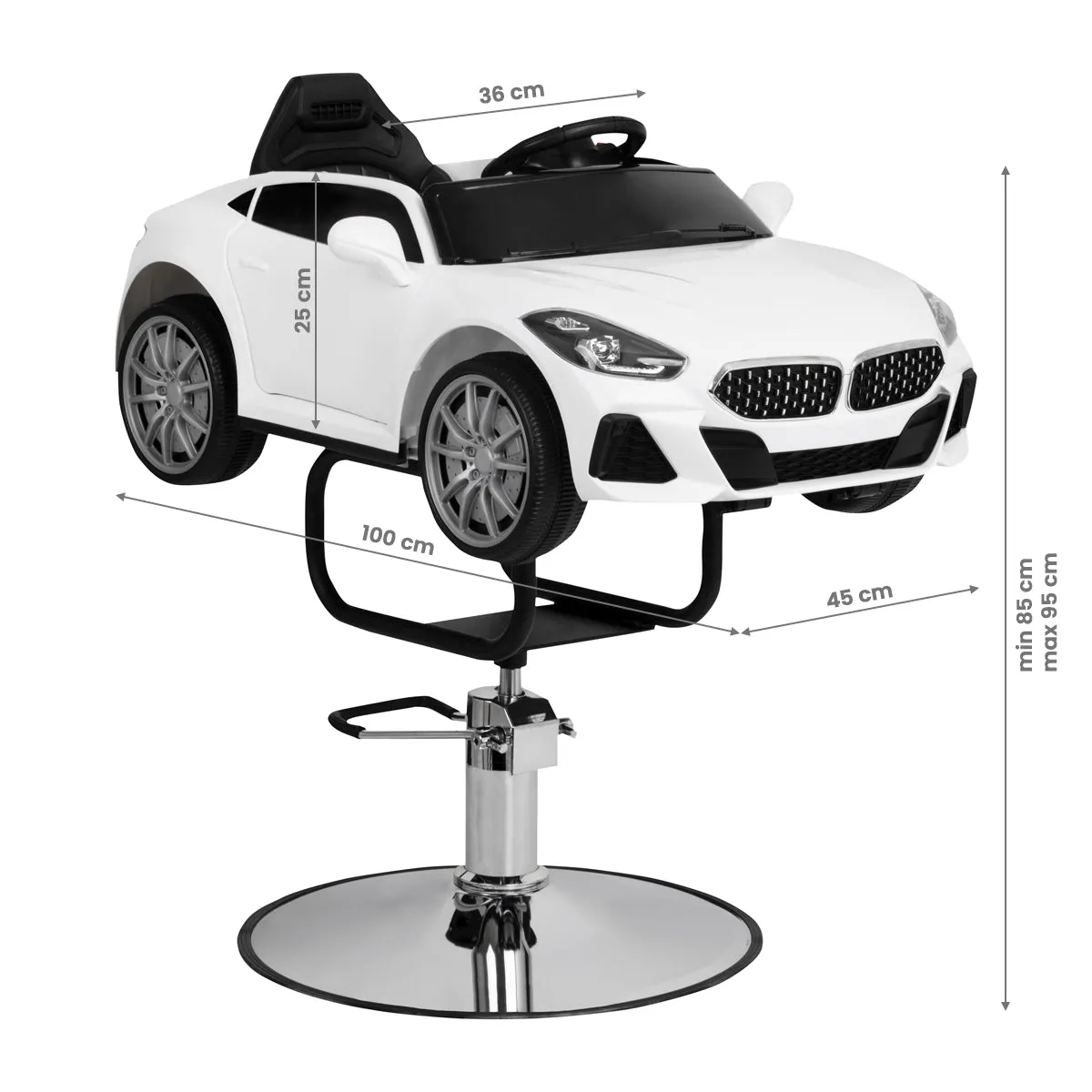 Gabbiano BM Children's Baby Hairdressing Chair White