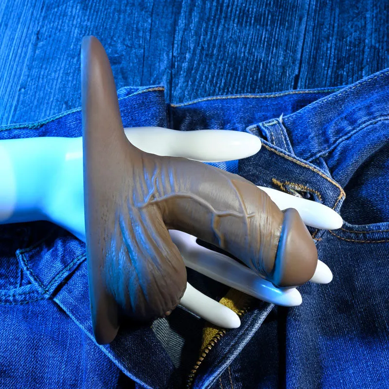 Gender X 4 Inch Silicone Penis Packer Dark - Brown