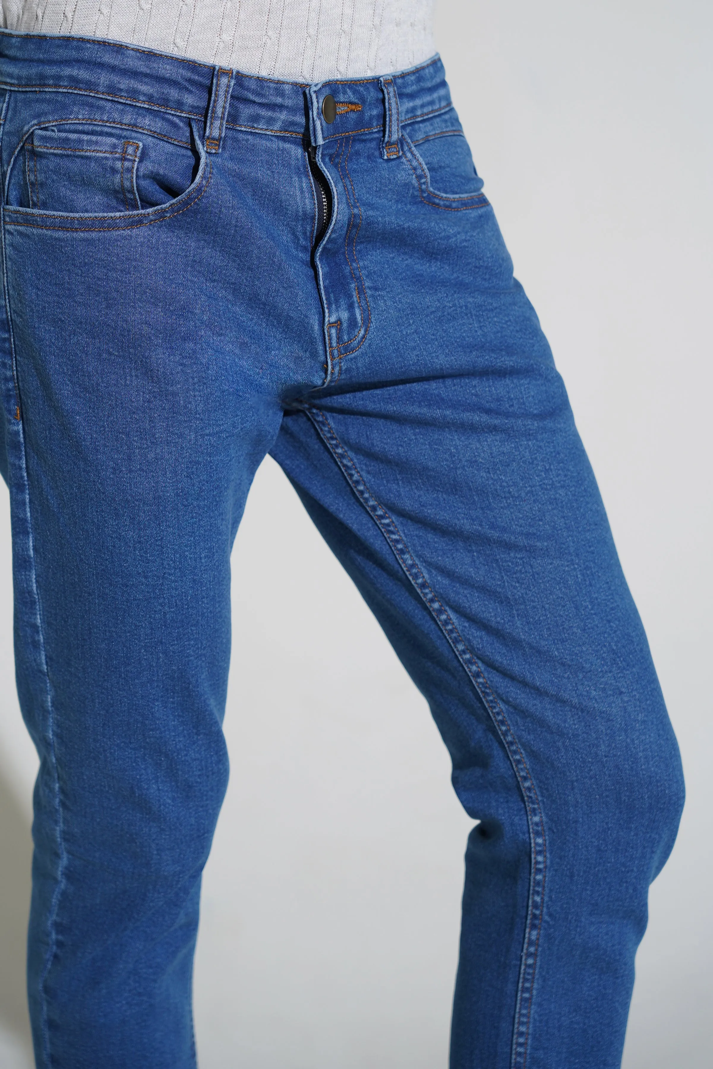 Gents Blue Smart Fit Denim