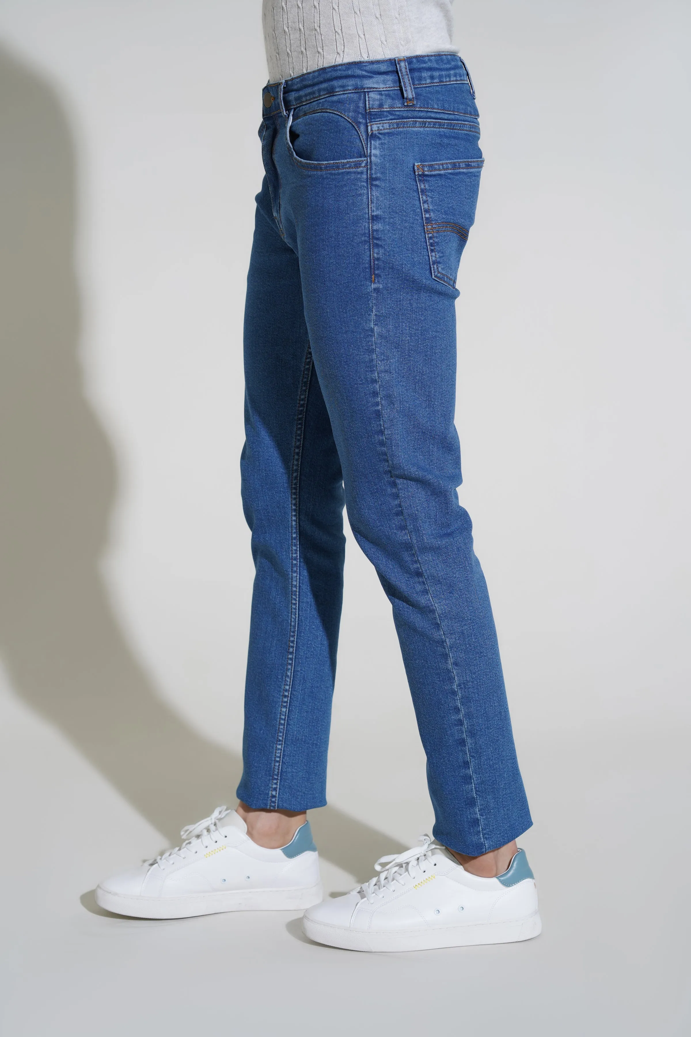 Gents Blue Smart Fit Denim