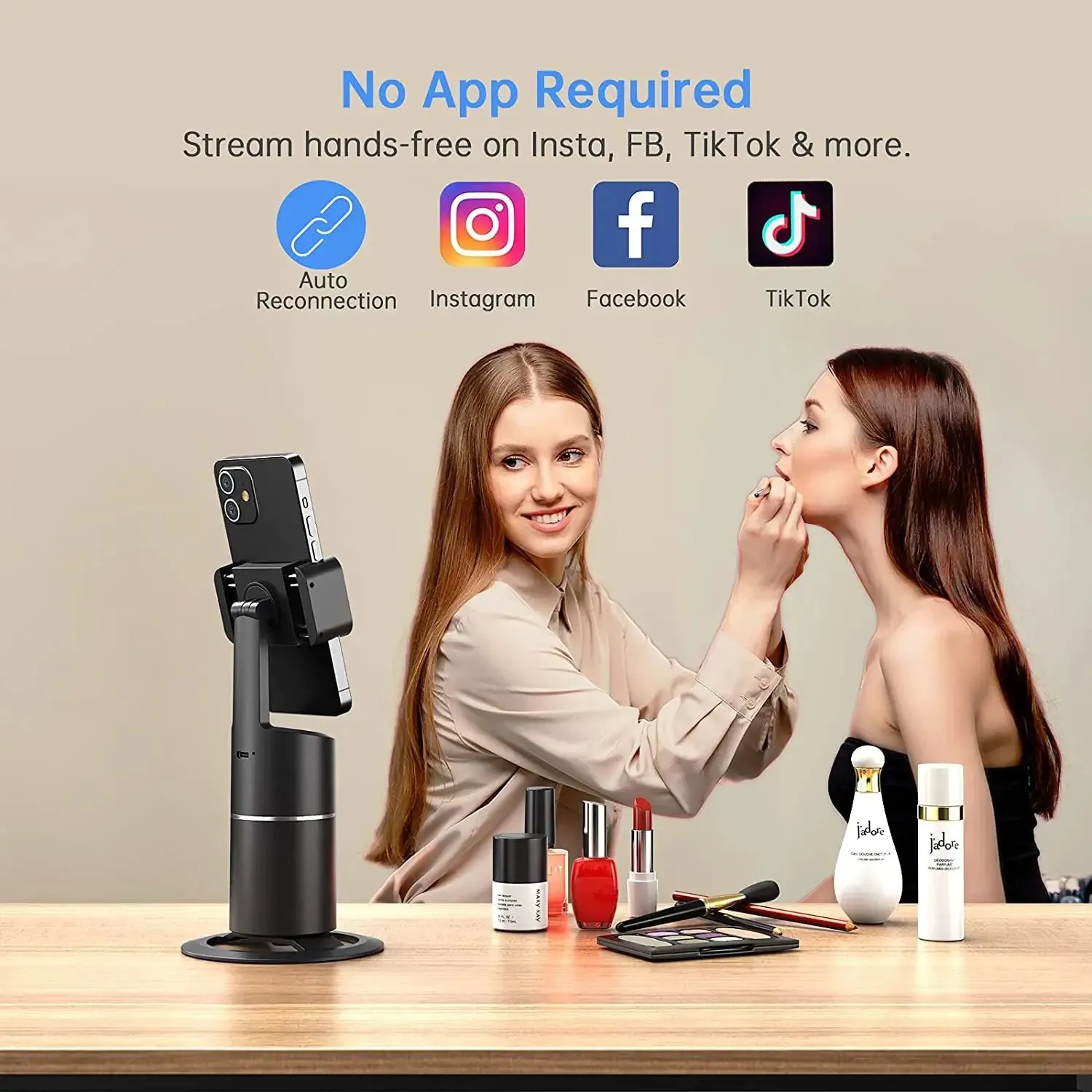 Ghito |  AI Smart Selfie 360° Tracker