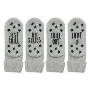 Huissok Antislip CHILL 15016 L Grijs