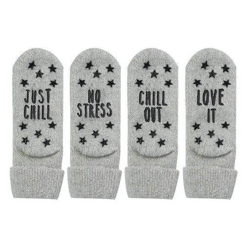 Huissok Antislip CHILL 15016 L Grijs