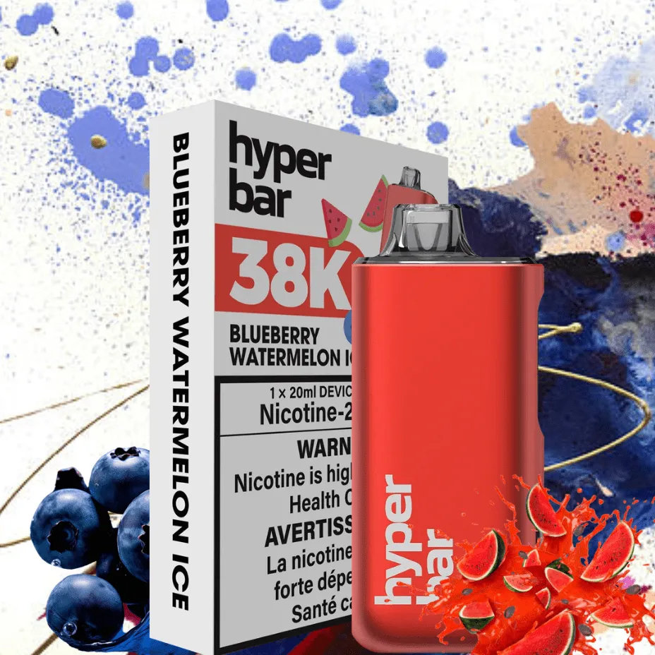 Hyper Bar BE38000 Disposable Vape-Blueberry Watermelon Ice