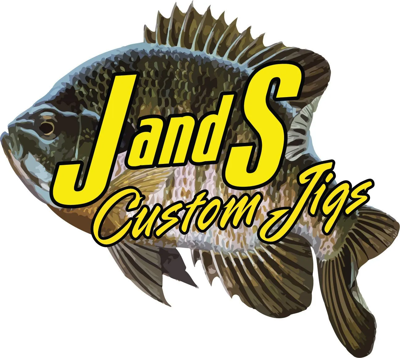 J AND S CUSTOM JIGS GILL DECAL