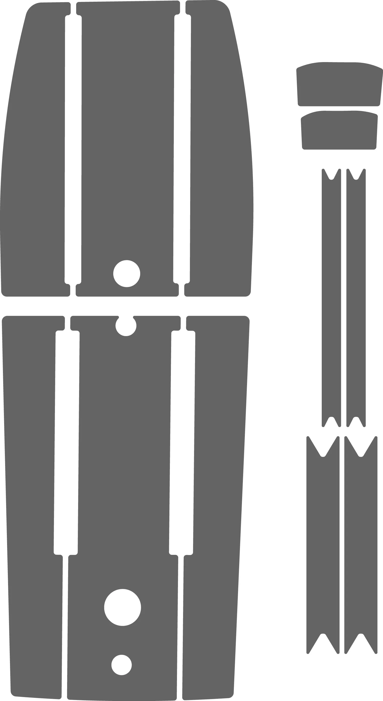 J/92S EVA Foam Non-Skid Kit (Embossed)