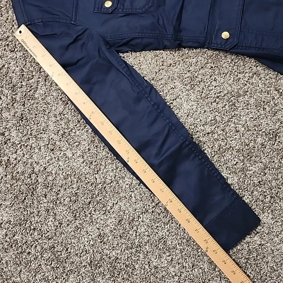 Jcrew J. Crew Downtown field utility jacket Fall Autumn XS navy