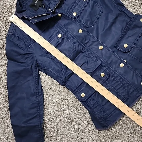 Jcrew J. Crew Downtown field utility jacket Fall Autumn XS navy