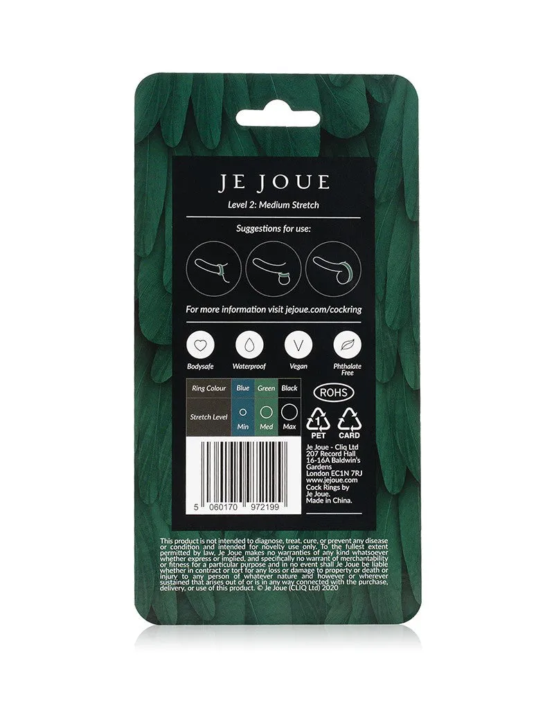 Je Joue - C-Ring Medium Stretch - Siliconen Cockring - groen