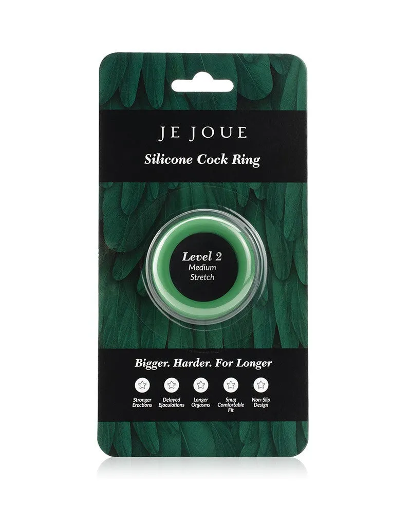 Je Joue - C-Ring Medium Stretch - Siliconen Cockring - groen
