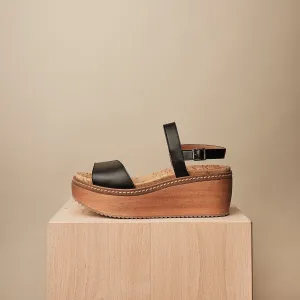 Last Chance Lila Wood Wedge Clog