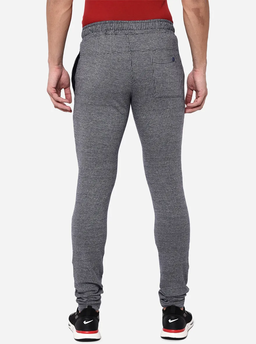 Light Grey Solid Regular Fit Track Pant | JadeBlue