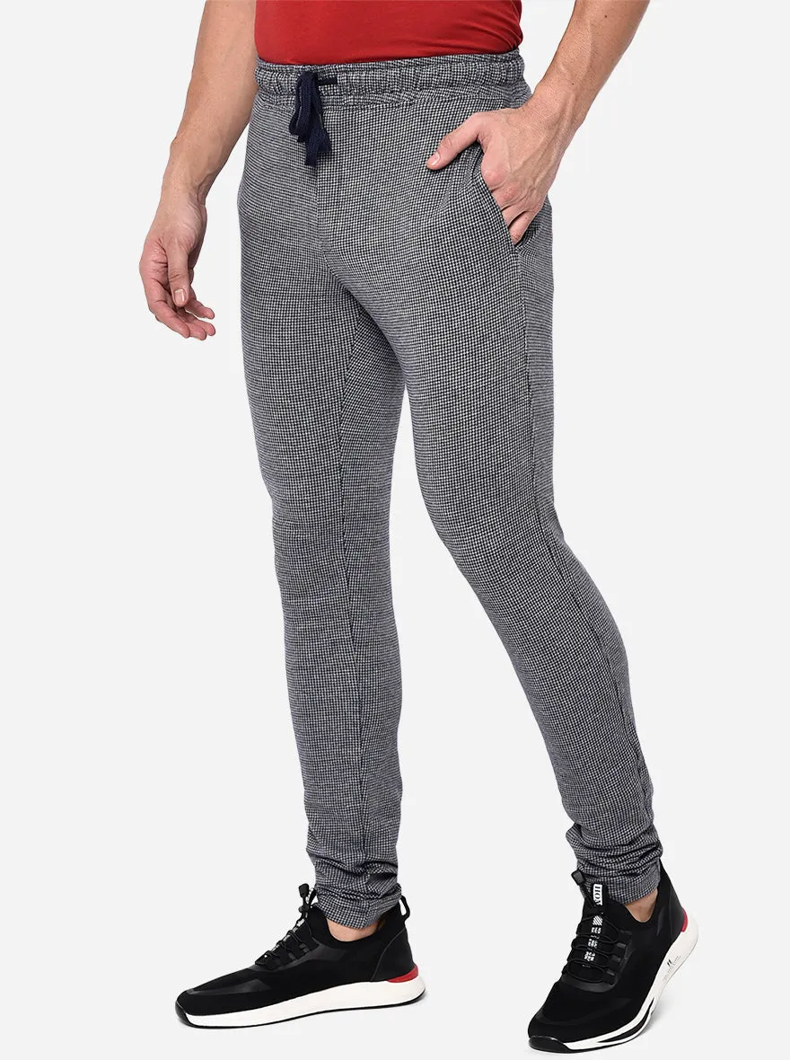 Light Grey Solid Regular Fit Track Pant | JadeBlue