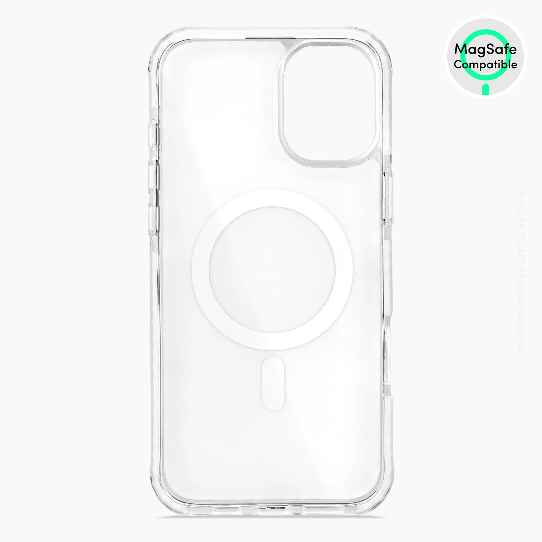 Light Pink Sakura - iPhone 16 Plus Clear Bumper MagSafe Case