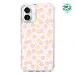 Light Pink Sakura - iPhone 16 Plus Clear Bumper MagSafe Case
