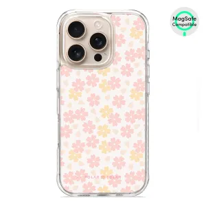 Light Pink Sakura - iPhone 16 Pro Clear Bumper MagSafe Case