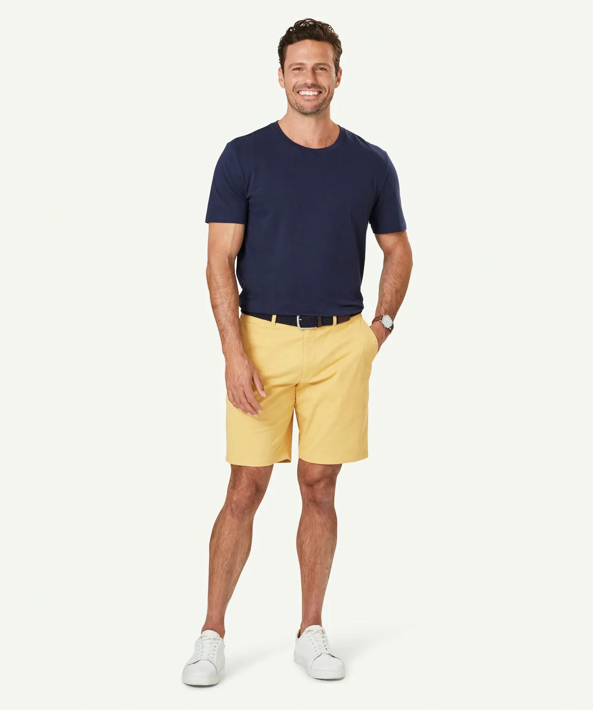 Luxurious Washed Twill Shorts