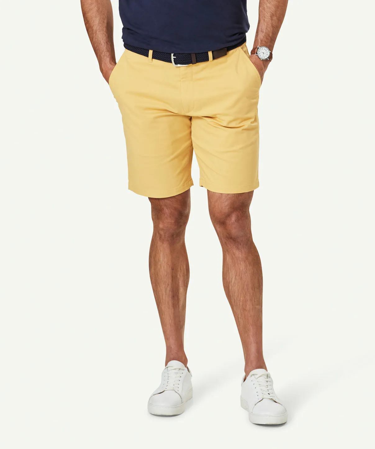 Luxurious Washed Twill Shorts