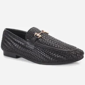 Men "POLIER" Leather Office Dress Slip-On Oxfords