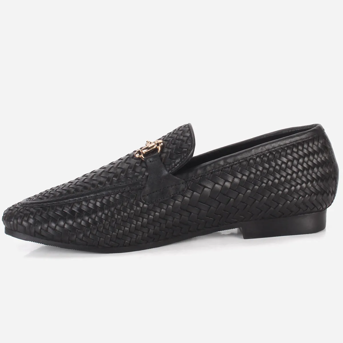 Men "POLIER" Leather Office Dress Slip-On Oxfords