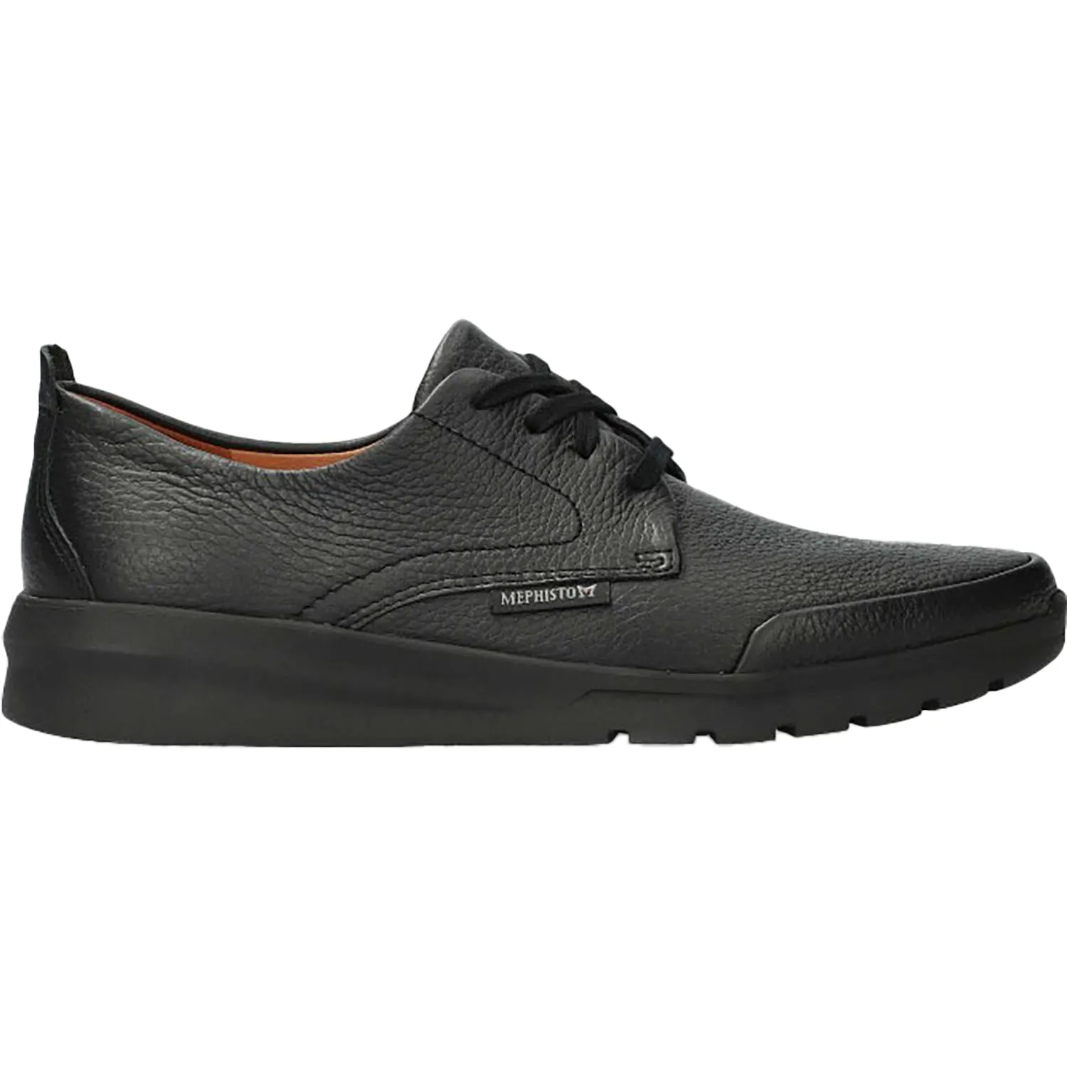 Men's Mephisto Walker Black Oregon Grained Leather