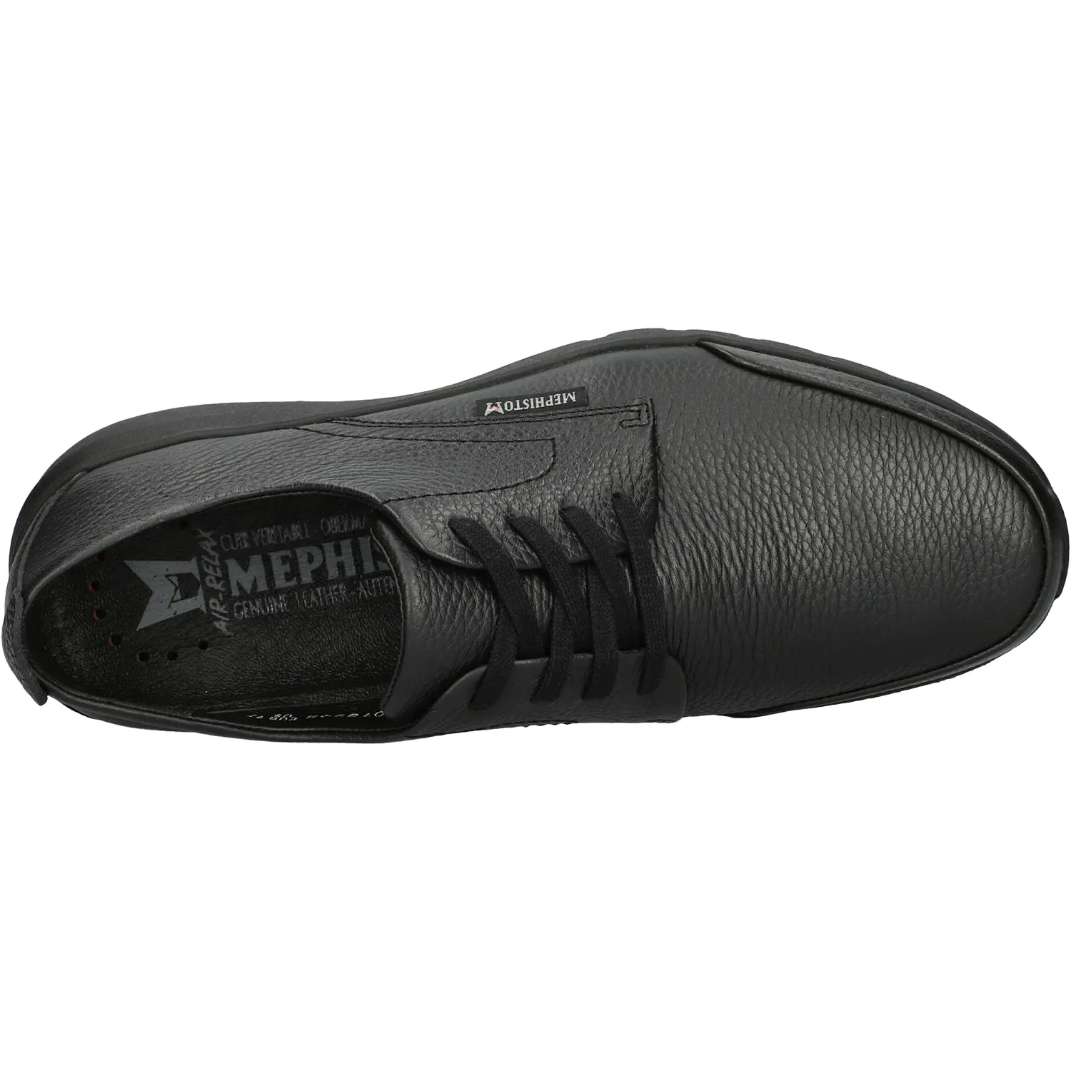 Men's Mephisto Walker Black Oregon Grained Leather