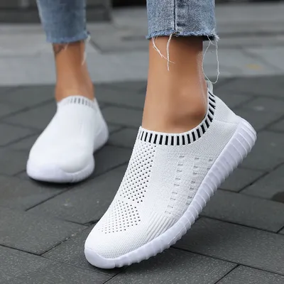 Mesh Women Casual Slip On Shoes