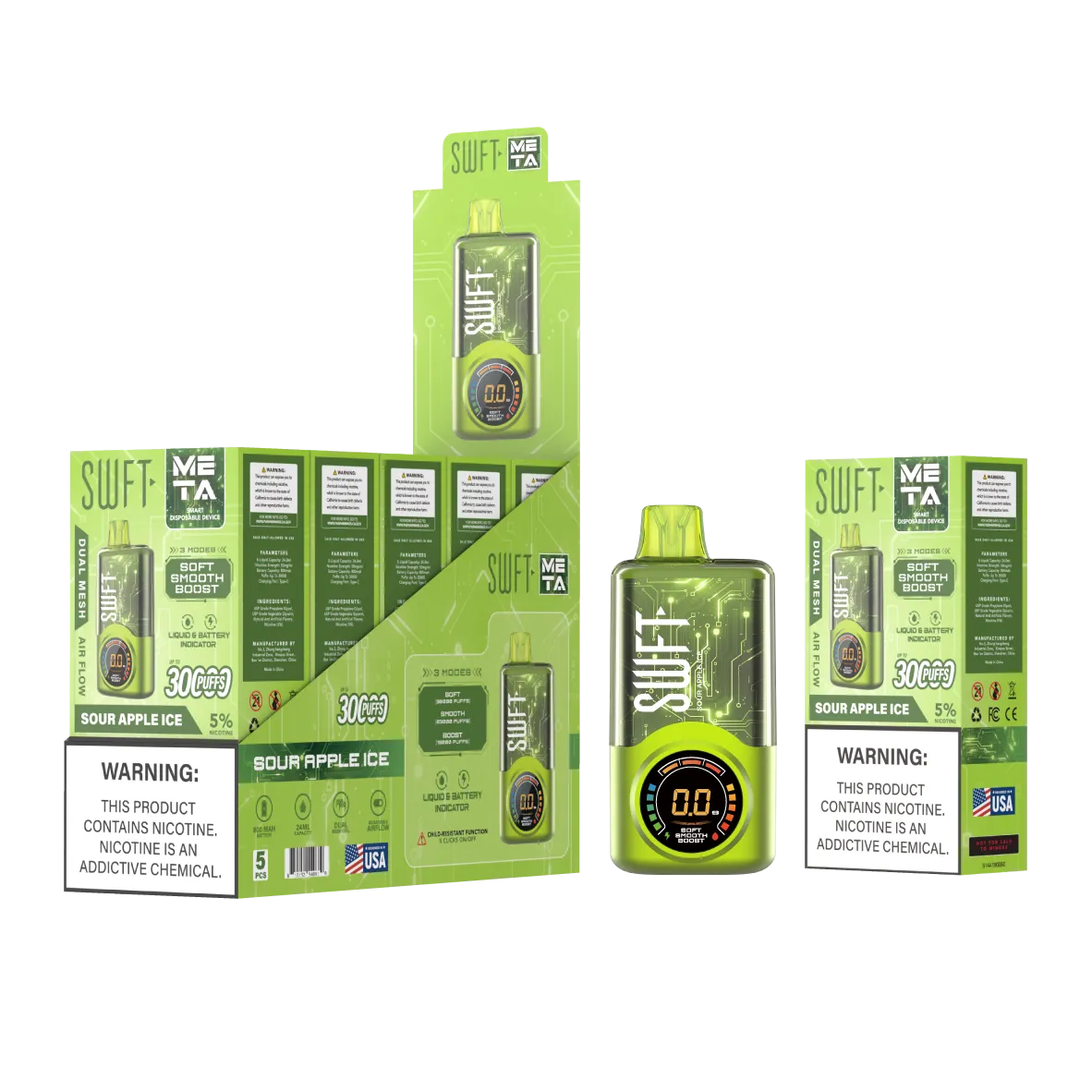 META Sour Apple Ice