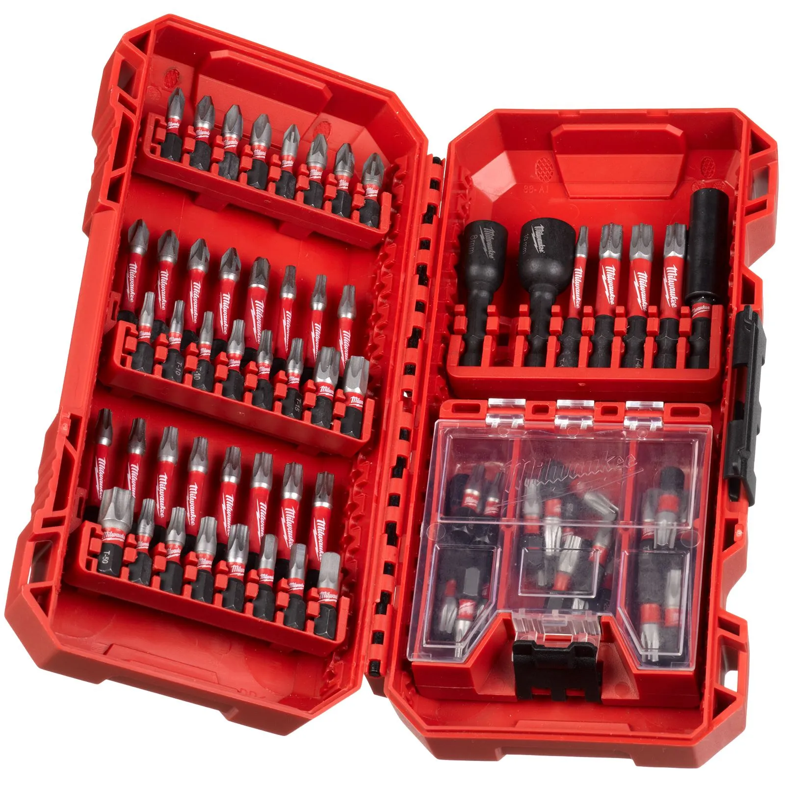 Milwaukee Screwdriver and Nut Driver Bit Set 75 Piece SHOCKWAVE Impact Duty