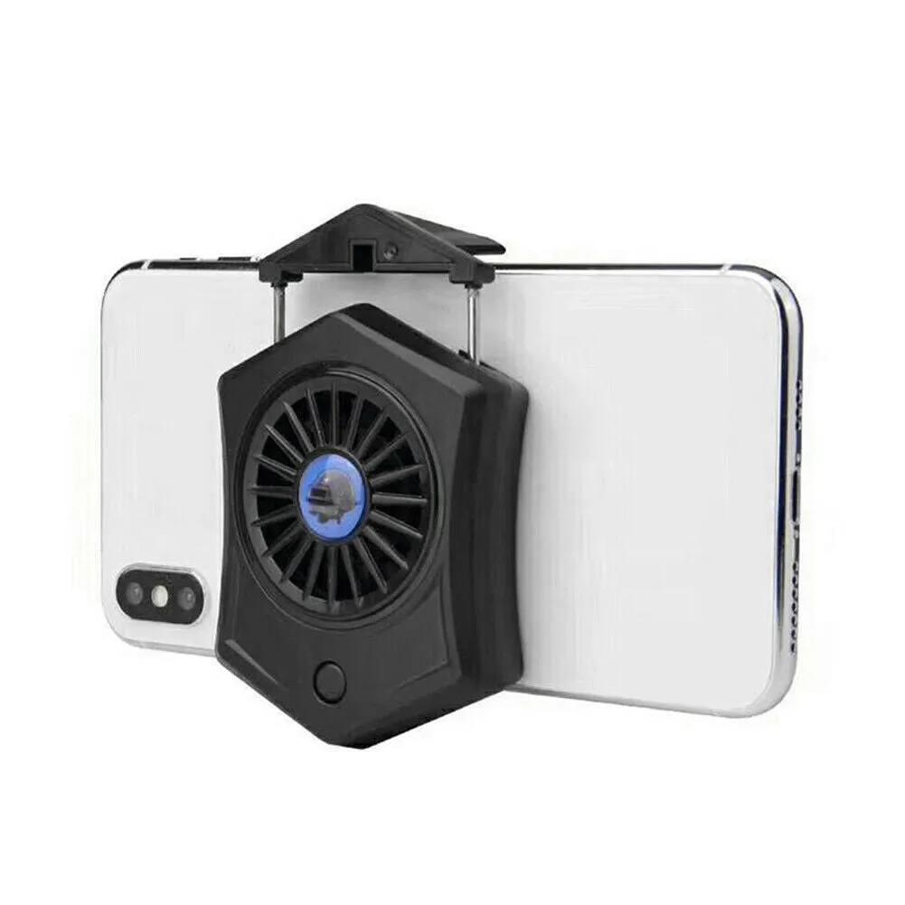 Mobile Phone Radiators Cooling Fan Stand Charging The Treasure Game Controller  For All Types Of Mobile Phones black