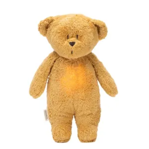 MOONIE Organic Humming Bear Nightlight - Honey Natur