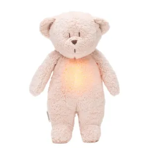 MOONIE Organic Humming Bear Nightlight - Rose Natur