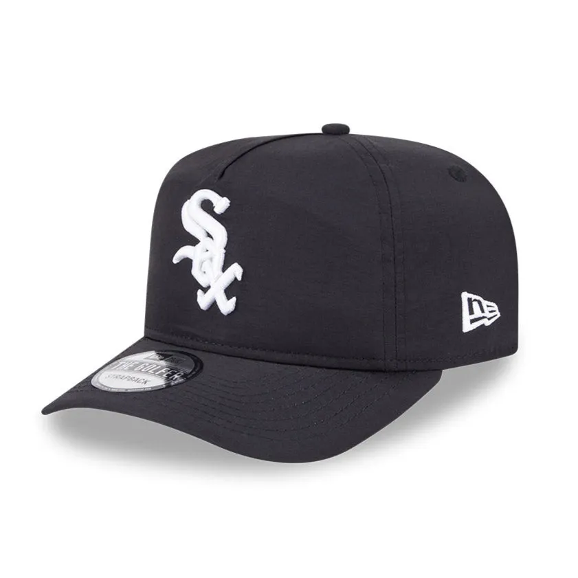 New Era Golfer Everyday Nylon Chicago White Sox Strapback Hat - Black