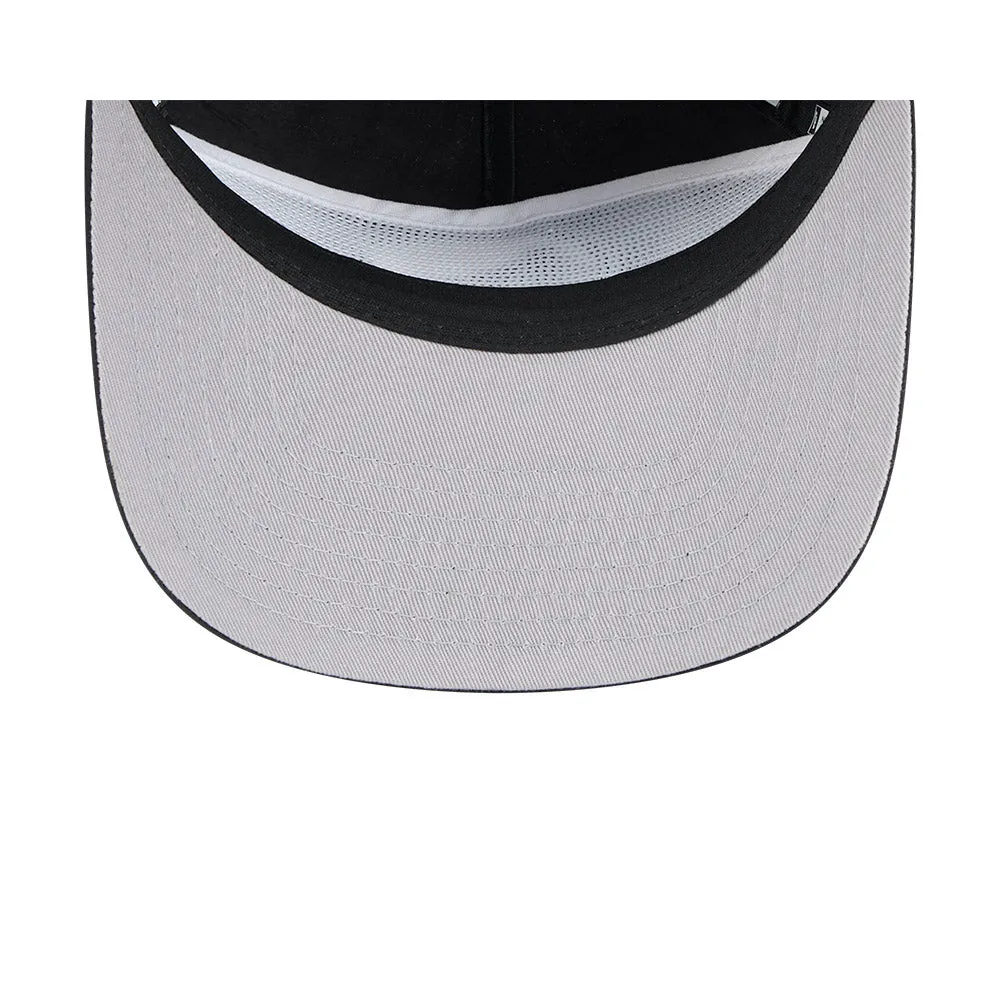New Era Golfer Everyday Nylon Golden State Warriors Strapback Hat - Black