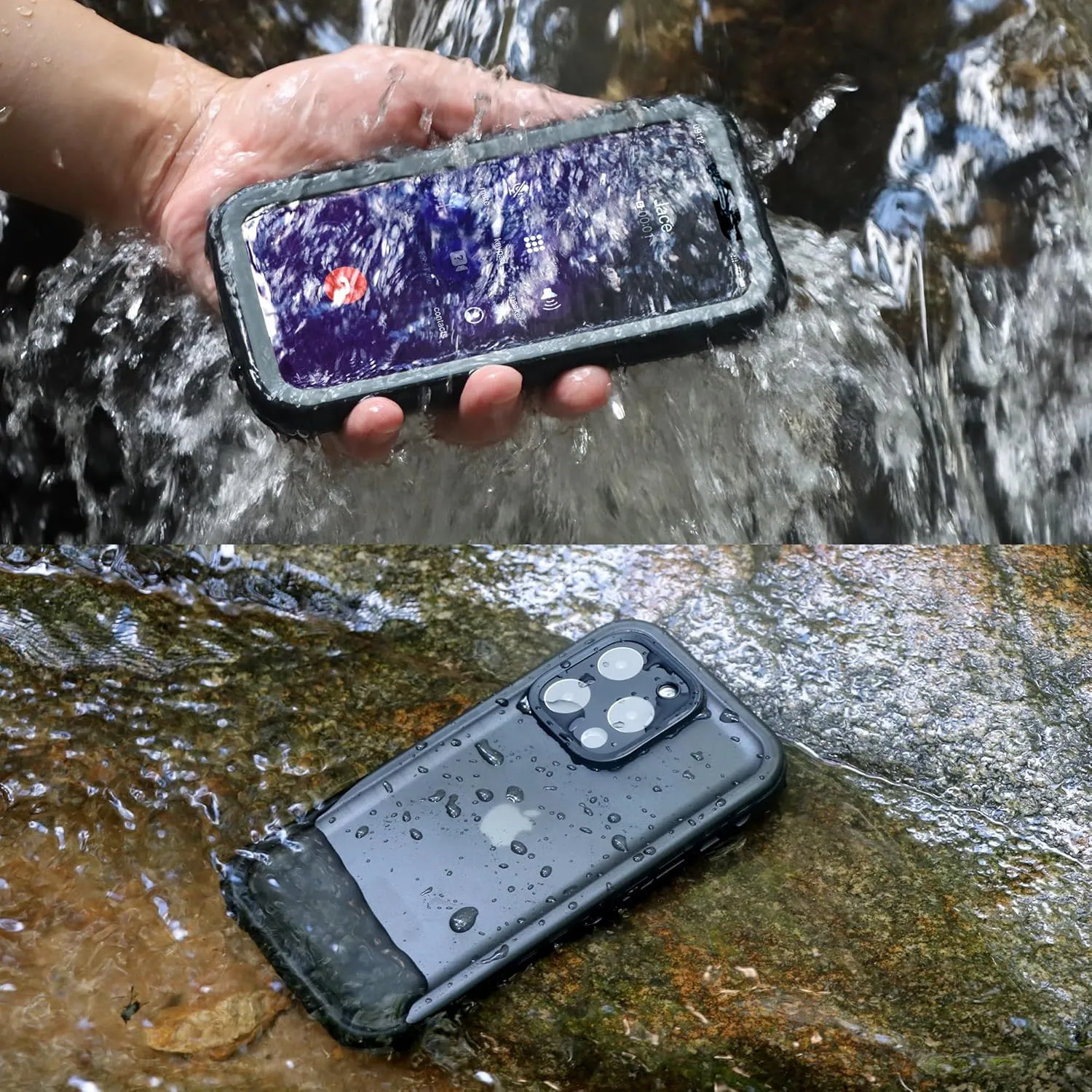 NEW SPORTLINK for iPhone 15 Pro Max - Compatible with iPhone 15 Pro Max Waterproof Case, 360 Full Body Protection with Screen Protector [IP68 Waterproof Phone Case][Military-Grade Shockproof | Dustproof]