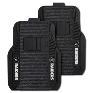 NFL - Las Vegas Raiders 2-pc Deluxe Car Mat Set