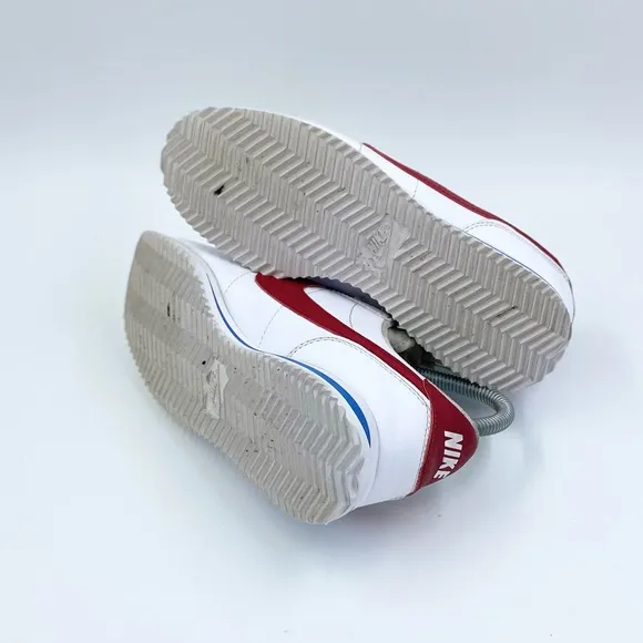 Nike Cortez Basic Forrest Gump White Varsity Red Shoes 904764-103 Size 4.5Y