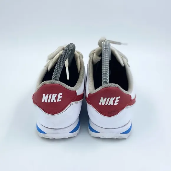 Nike Cortez Basic Forrest Gump White Varsity Red Shoes 904764-103 Size 4.5Y