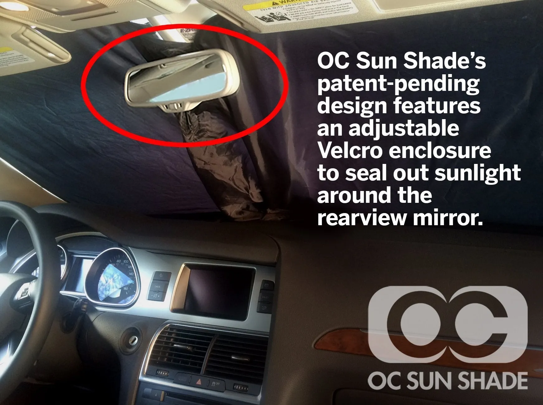 OC Sun Shade Vehicle Heat and UV Protector for 2022-2023 Audi RS 7 by MCarCovers