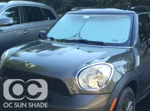 OC Sun Shade Vehicle Heat and UV Protector for 2022-2025 Jeep Wrangler 4 XE by MCarCovers