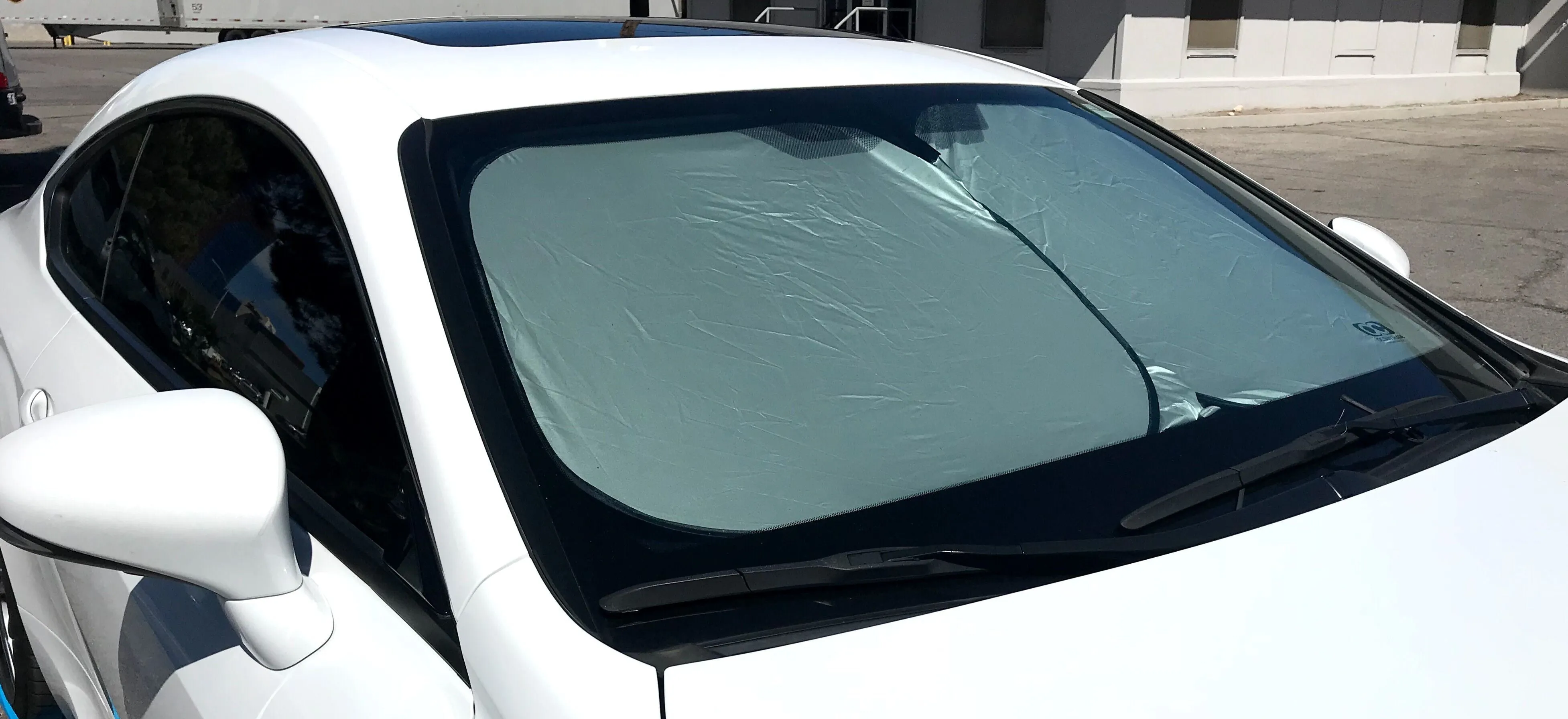 OC Sun Shade Vehicle Heat and UV Protector for 2022-2025 Jeep Wrangler 4 XE by MCarCovers