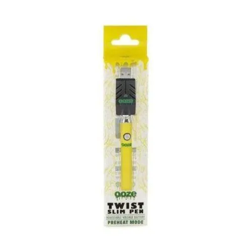 OOZE Slim Pen Twist Battery With USB Smart Charger - Various Colors - (1 Count)