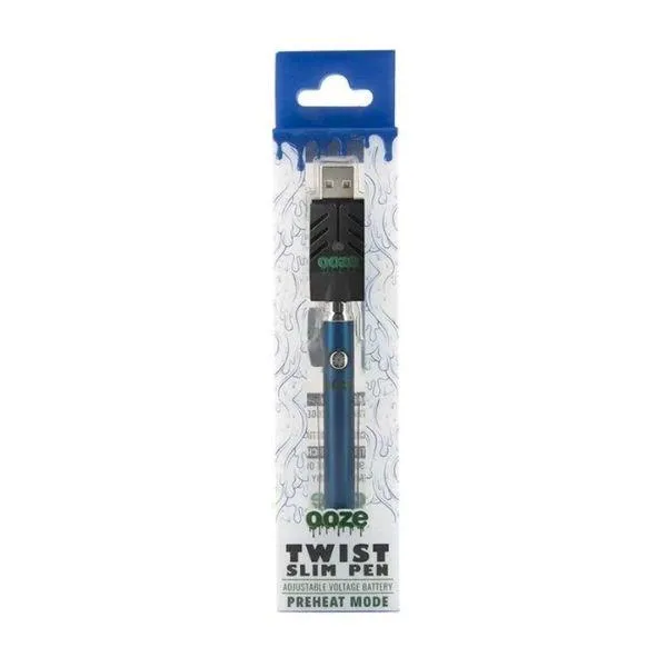 OOZE Slim Pen Twist Battery With USB Smart Charger - Various Colors - (1 Count)
