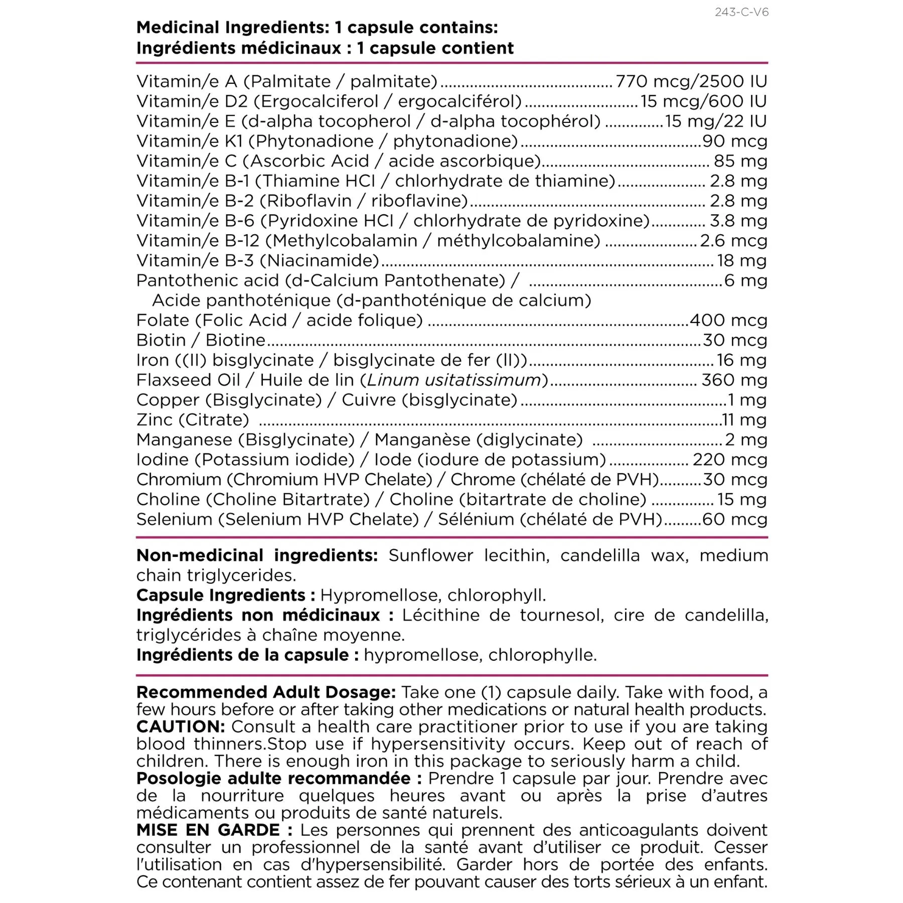 Platinum Naturals Prenatal Easymulti Vegan 60s