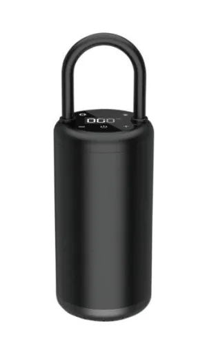 Pro Smart Portable Cordless Air Pump tire inflator (10 Bar) with LCD screen & multiple fittings